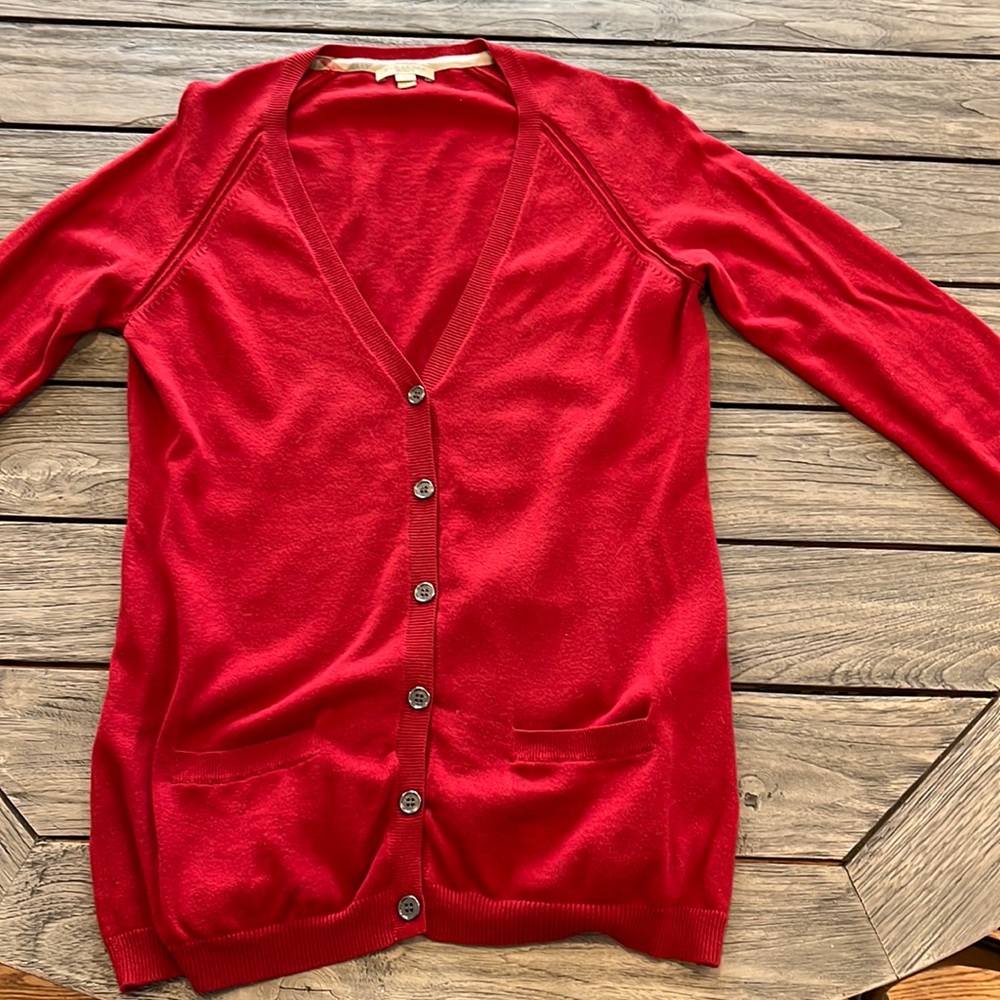 BURBERRY BRIT CARDIGAN SWEATER